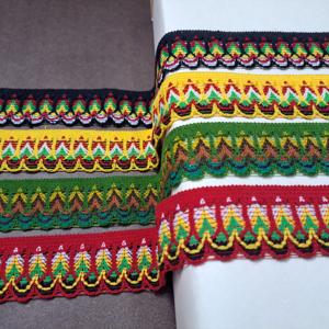 Garnitures en laine multicolores de qualité supérieure pour l'exportation Garniture multicolore en laine pour la décoration de mode de haute qualité - Product Image 3