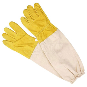 Guantes de apicultura de cuero XL de grado profesional Equipo de protección de calidad superior de etiqueta privada - Product Image 3