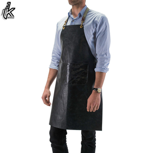Delantales de cuero OEM elegantes de gran oferta, diseño impermeable personalizado - Product Image 5