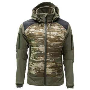 Veste de chasse unisexe imperméable en toile à col montant et fermeture éclair, teinte unie, confortable, au meilleur prix - Product Image 1