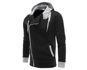 Zip up Thick <b>Hoodies</b> Solid Color Men Blank <b>Lightweight</b> <b>Hoodies</b> for Men - Product Image 6