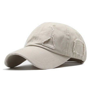 Casquette de baseball en détresse sur mesure en vente en gros Casquette de sport en jersey de polyester réglable imperméable Prix raisonnable - Product Image 5