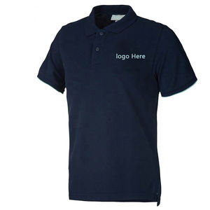 Camiseta de Golf para Polo de 100% algodón para hombre, Camiseta deportiva antiarrugas que absorbe la humedad con patrón sólido, ajuste y cómoda - Product Image 6