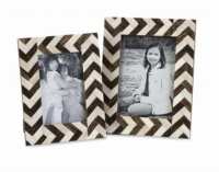 Marco de Fotos Personalizable Hecho a Mano, Ecológico, con Incrustaciones de Hueso Natural Marrón Brillante, Impresión UV, Resina de Hueso, Borde de Mosaico de Imitación de Cuerno