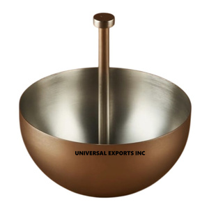 Cuenco de Metal Moon Crescent para Chocolate, cuenco dulce de diseñador con acabado martillado, superventas, cuenco de Chocolate nuevo de lujo - Product Image 6