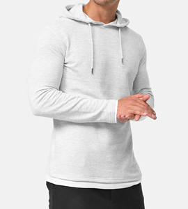 USA personnalisé hiver fermeture éclair hommes 100% coton lourd luxe qualité brodé surdimensionné Streetwear pull à capuche - Product Image 2