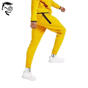 Venta al por mayor Full Zip Up Hoodies Hombres Algodón Tech Fleece Stripe Transpirable Chándal Ropa deportiva Jogger Sweatsuit Mens Chándal - Product Image 4