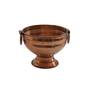 Bol à Champagne rond en métal martelé avec base bol de stockage de Cocktail de vin fini en cuivre pour les bars à la maison utilisation d'hôtels - Product Image 6