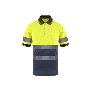 Mejor precio Hi Vis Reflective Road Safety Shirt Hombres Transpirable Hi Vis Safety Shirt con cremallera - Product Image 1