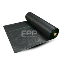 Vente Flash Tapis de Contrôle des Mauvaises Herbes en PP Écologique Traité Anti-UV 100 GSM, Découpe Personnalisée & Service de Logo, Échantillon Disponible