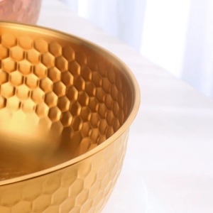 Cuenco de Metal decorativo, centro de mesa hecho a mano, bandeja de mesa elegante para el hogar, cocina, sala de estar o acento de exhibición de eventos - Product Image 6