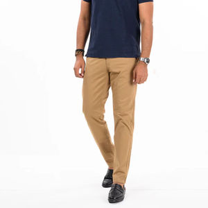 Wholesale Blank Office <b>Khaki</b> <b>Men's</b> Chino Business Pants <b>Khaki</b> Cotton Spandex Chino Casual <b>Men</b> Pants & <b>Trousers</b> <b>Khaki</b> OEM - Product Image 2
