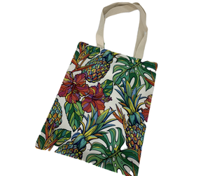 Sac fourre-tout en toile imprimé personnalisé de haute qualité Sac à provisions Sac en toile de coton avec poignée Logo personnalisé - Product Image 2