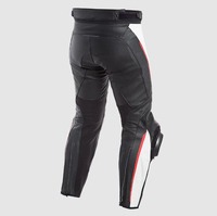 Pantalon de motard à grande vitesse en cuir véritable pour hommes pour vêtements de sport de moto et course automobile-Équipement de sécurité pour moto