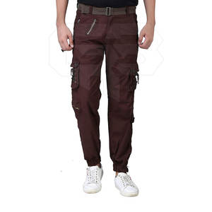 Pantalones Cargo de Algodón 100% Ligeros y Rectos para Hombre, Diseño Nuevo, Estilo Urbano, Color Sólido, Cintura Elástica Informal - Product Image 1