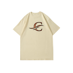 เสื้อยืดผู้ชายผ้าฝ้าย 100% ขายส่ง แบบเรียบ ไหล่ตก ทรงโอเวอร์ไซส์ ผ้าถัก ไม่ยับ ระบายอากาศได้ดี - Product Image 1