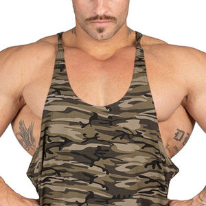 Fitness Tank Top Men Muscle Fit Gym Shirt Chaleco de entrenamiento sin mangas Culturismo Athletic Activewear para el verano - Product Image 5