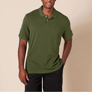 Camiseta de Golf para Hombre, Absorbe la Humedad, Secado Rápido, Antiarrugas, 100% Algodón, Estampado Tejido, Manga Corta, Informal - Product Image 5