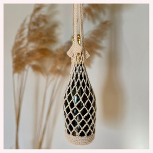 Portabotellas de algas marinas tejido ecológico con diseño único de animales Accesorio para el hogar de alta gama Perfecto para cumpleaños - Product Image 2