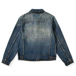 Chaqueta de Mezclilla de Invierno para Hombre, Ligera, Resistente al Viento, 100% Algodón, Ecológica, de Primera Calidad, en Oferta - Product Image 2