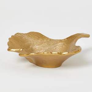 Bol à chocolat unique en métal fait main avec finition dorée parfait pour la décoration artistique de la maison et la présentation de desserts - Product Image 1