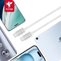 Câble de données FLYCDI à charge rapide Type-C Ice Crystal 1M pour téléphones mobiles (Android/iPhone)