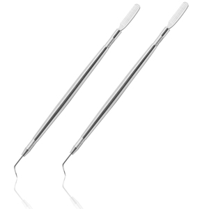 Outils de rehaussement des cils en acier inoxydable, 2 pièces, prix raisonnable, produit populaire, antidérapants, faciles à utiliser - Product Image 1
