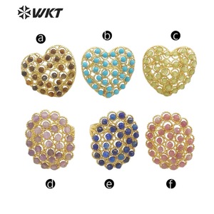 Satori sang trọng hợp thời trang của phụ nữ thời trang vòng handmade trái tim và hoa hình dạng khối pha lê trang sức sản phẩm mới hiển thị - Product Image 2