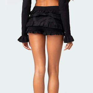 Pantalones cortos cómodos y transpirables con volantes Material duradero con el último diseño para uso en exteriores Precio razonable - Product Image 3