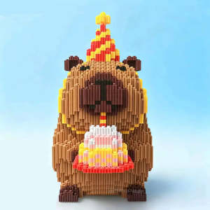 Nanoblock Grand Capybara Rigolo, Juguete de Construcción Creativo y Moderno a Escala 1:8, Bloques de Plástico ABS para Armar, Modelo DIY - Product Image 4
