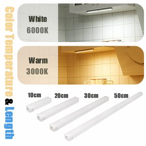 Éclairage LED rechargeable pour armoire 10cm/20cm/30cm/50cm, veilleuse sans fil à détecteur de mouvement, <span class=keywords><strong>design</strong></span> moderne, lumière pour armoire de <span class=keywords><strong>cuisine</strong></span> - Product Image 3