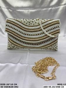 Elegant Handmade Ethnic Bridal <b>Clutch</b> Perfect for <b>Weddings</b>, Festive Parties & Evening Gatherings - Product Image 6
