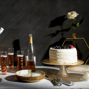 Soporte redondo de mármol para pasteles y postres con la mejor calidad, Base de metal, decoración de vajilla, repostería, aperitivos, soporte de serverware - Product Image 5