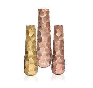 Nouvel arrivage de vase à fleurs de table design unique pour décoration de mariage avec sculpture d'oiseau couleur or fini de forme irrégulière - Product Image 6