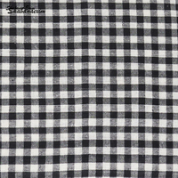 Gros Pur Coton à Carreaux Jersey Chemises Plaid Textile 100% Coton Fils Teints à Carreaux en Flanelle Tissu Hommes de Chemise