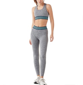 Conjunto de Yoga de Dos Piezas sin Costuras, Ropa Deportiva para Mujer, Secado Rápido, Transpirable, para Correr y Hacer Ejercicio, al por Mayor y a Bajo Precio - Product Image 1