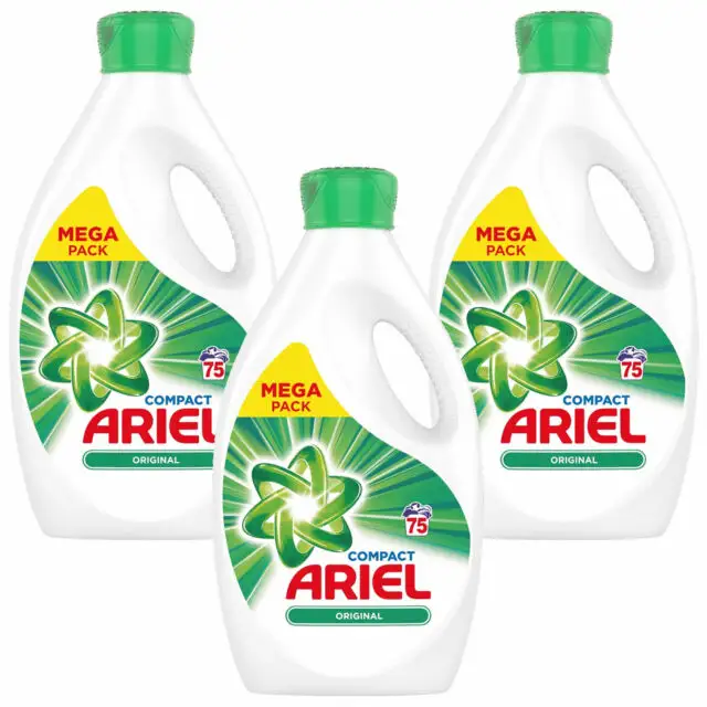 Großhandels preis Ariel Wasch flüssigkeit Waschmittel, 4 Liter, 28 Waschungen (3x1,33 l)