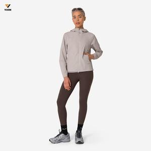 Veste coupe-vent broderie personnalisée vente en gros vestes noires mode grande taille pour femmes vestes d'extérieur avec logo imprimé personnalisé - Product Image 6