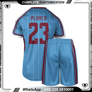 Maillot de football équipe Oem dernières conceptions ensemble de vêtements de football pour jeunes 100 uniformes de football personnalisés en polyester - Product Image 5