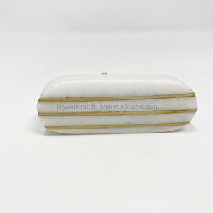 Poignée de meuble cylindrique de luxe en laiton au design américain moderne Bouton incrusté Poignées de tiroir pour armoires de cuisine Commodes de centre commercial de chambre à coucher - Product Image 2