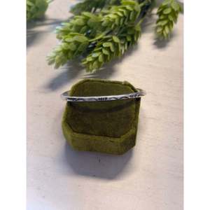 Navajo Handmade Sterling <b>Silver</b> Stamped Fashion <b>Cuff</b> <b>Bracelet</b> - Product Image 1
