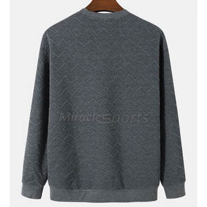 Sweat-shirt pour hommes le plus vendu Couleur personnalisée Nouveau design Basics Sweatshirts pour hommes en coton mélangé - Product Image 2