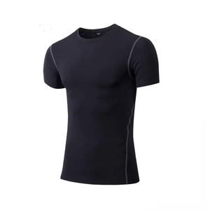 2025 mejor estilo Rash Guard secado rápido hombres Rash Guard entrenamiento culturismo ropa elástica Oem personalizado Rash Guard - Product Image 5