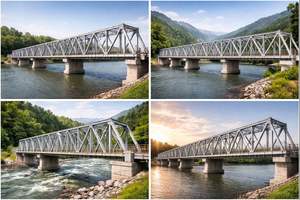 Pont en treillis composite en acier lourd avec services de soudage, de découpe et de pliage - Product Image 3