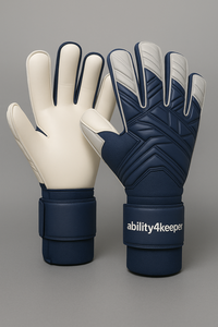 Gants de gardien de but en cuir de qualité supérieure personnalisables coupe personnalisée poignée en latex de football en gros - Product Image 5