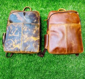 Mochila superior de cuero de alta calidad Tamaño personalizado Cierre de cremallera Vestido de moda/Estilo de dama con múltiples bolsillos para viajar - Product Image 5