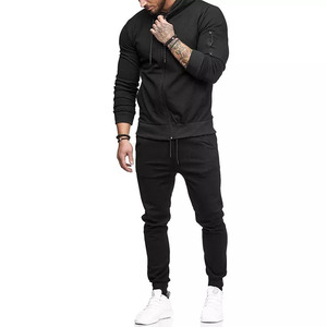 เซ็ตชุดวิ่งสีตามสั่งชุดกีฬาระบายอากาศได้ดีเป็นมิตรกับสิ่งแวดล้อมมีซิปสำหรับตลาดกีฬาฤดูใบไม้ร่วง - Product Image 2