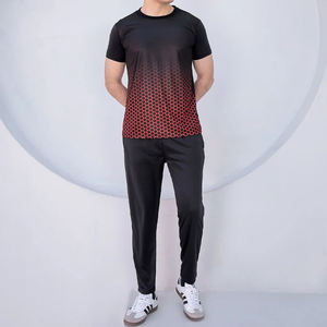 Conjunto de chándales para hombre, conjuntos de 2 piezas para correr, conjuntos de pista para correr, trajes de chándal Dryfit - Product Image 5