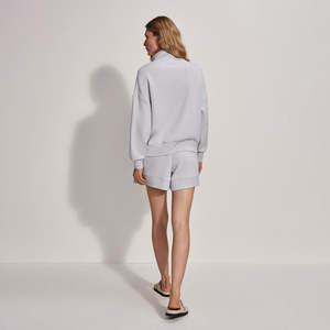 Sudaderas Largas de Mujer con Cuello Alto y Media Cremallera, Bordado Personalizado de Alta Calidad, para Invierno, Ropa Urbana, Precios Bajos de Fábrica - Product Image 5