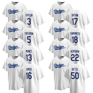 Maillots de baseball domicile Los Angeles 2025 pour hommes grandes tailles, uniformes personnalisés brodés avec logo blanc brodé - Product Image 1